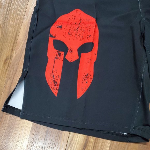 WarriorXGear Spartan Performance Cross-Training Shorts (RED/Black, 38) - Picture 5 of 6